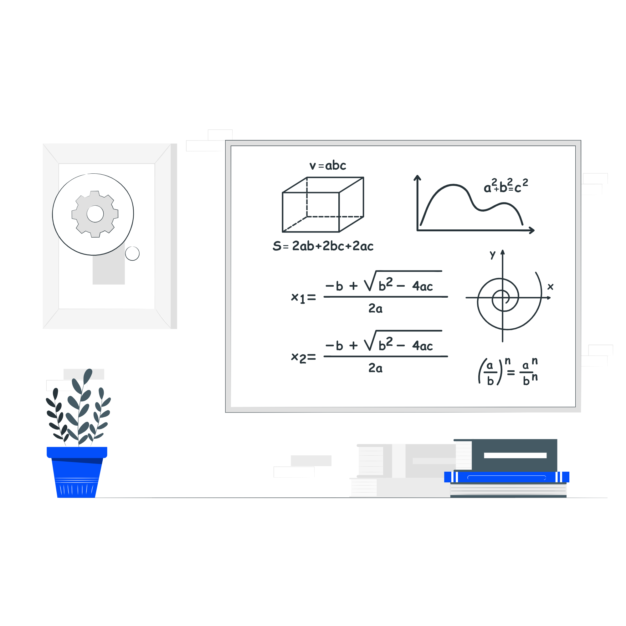 Teacher logbook illustration