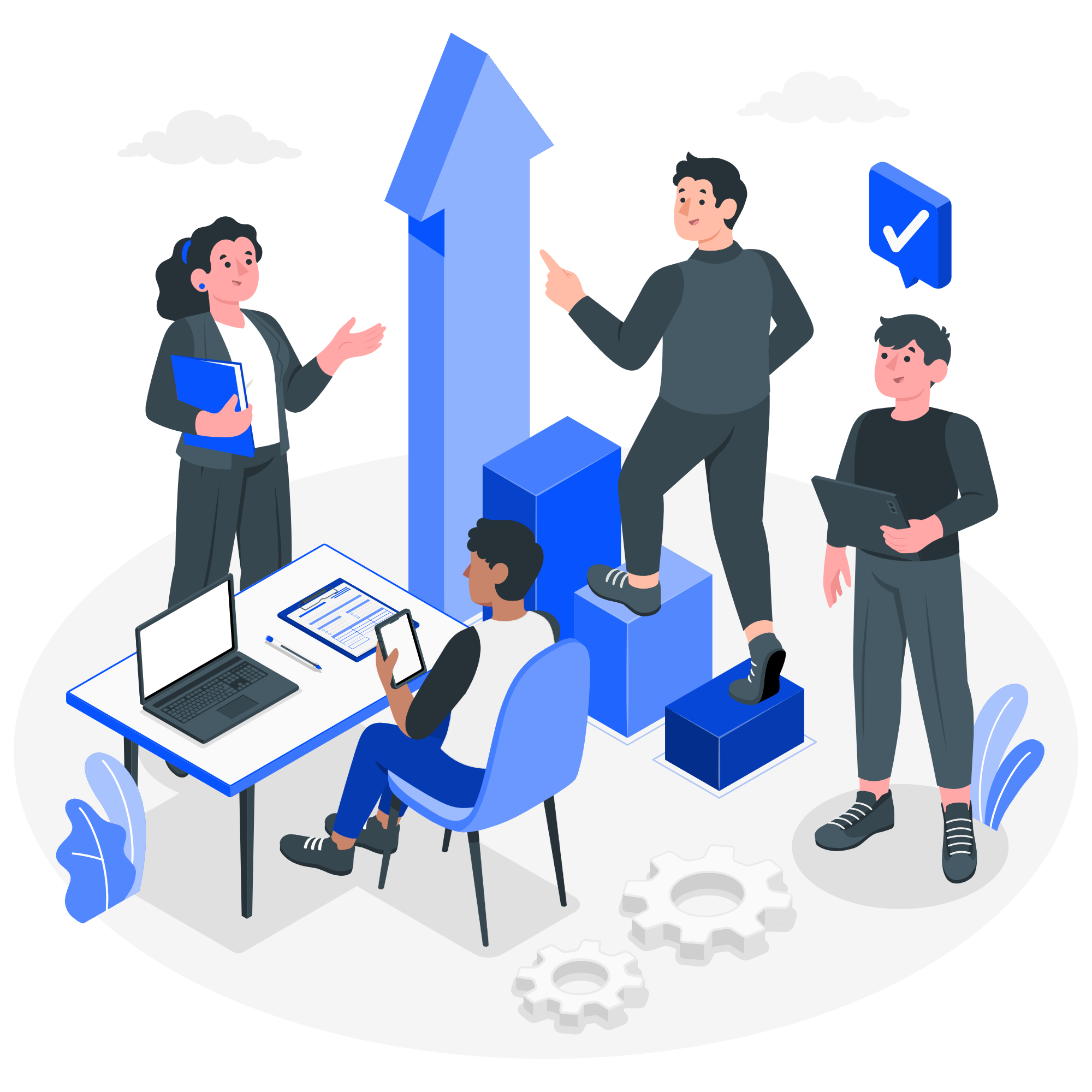 Employee self-service illustration